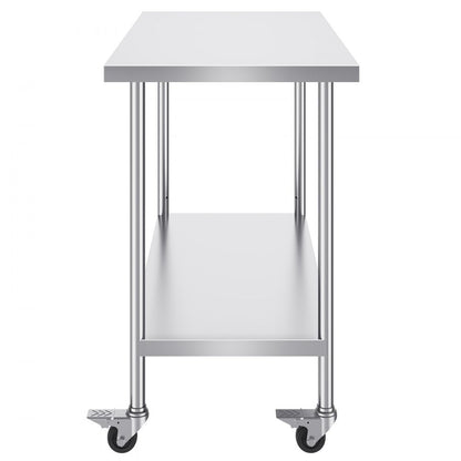HETG-24*48 - 24"x48" Stainless Steel Work Table with Adjustable Height