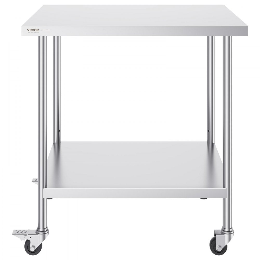 HETG-30*36 - Durable 30x36 Stainless Steel Work Table with Adjustable Height