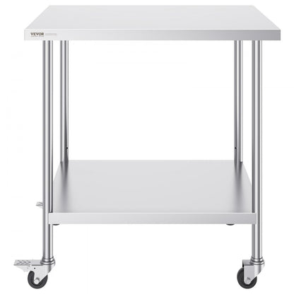 HETG-30*36 - Durable 30x36 Stainless Steel Work Table with Adjustable Height