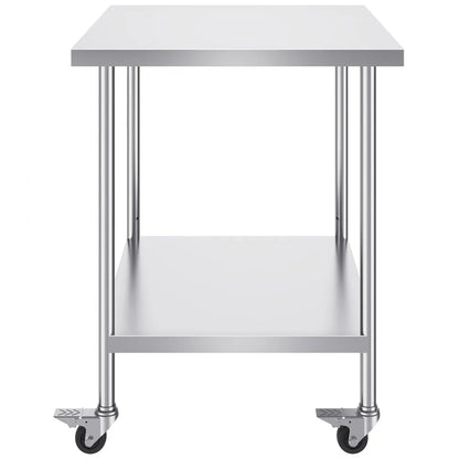 HETG-30*36 - Durable 30x36 Stainless Steel Work Table with Adjustable Height