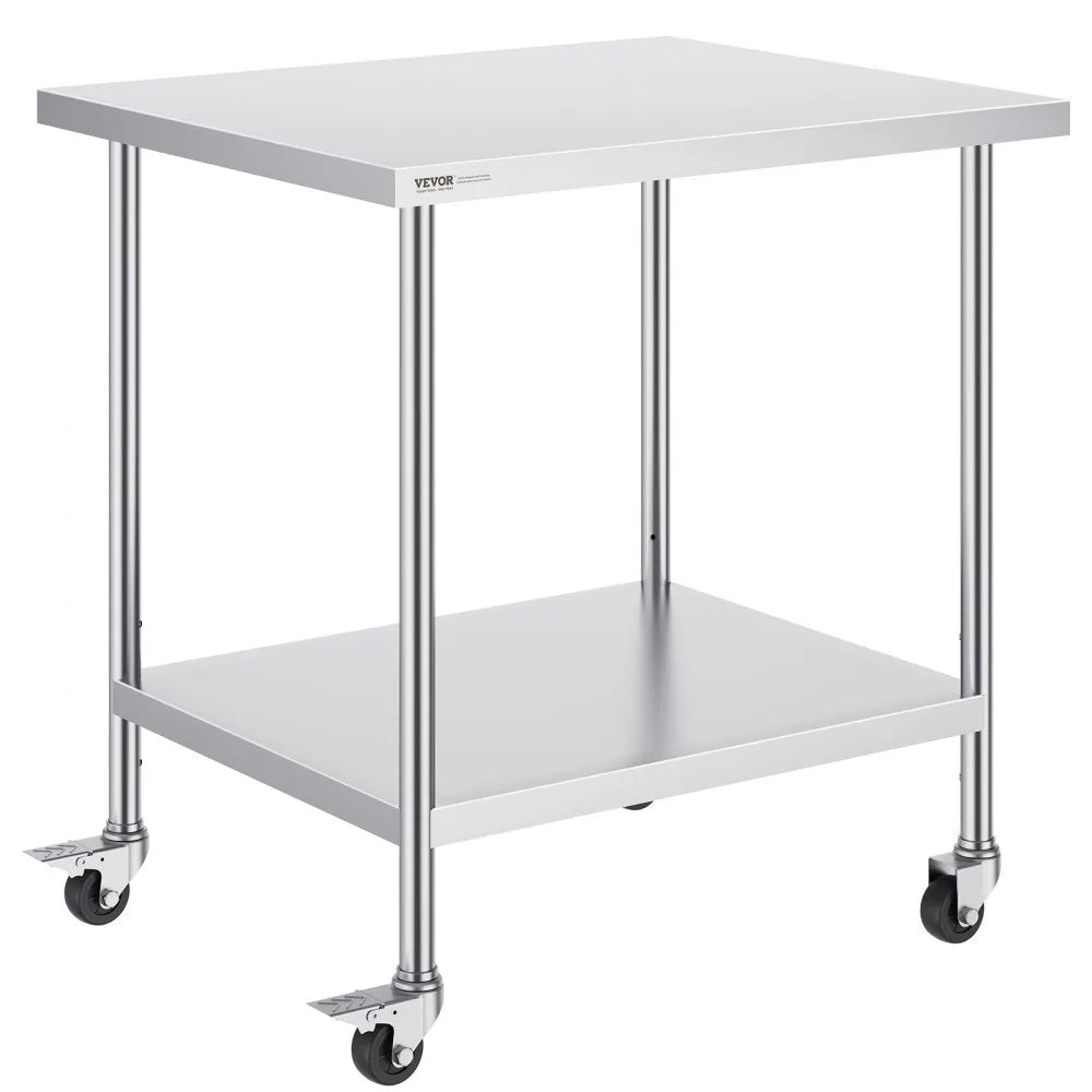 HETG-30*36 - Durable 30x36 Stainless Steel Work Table with Adjustable Height