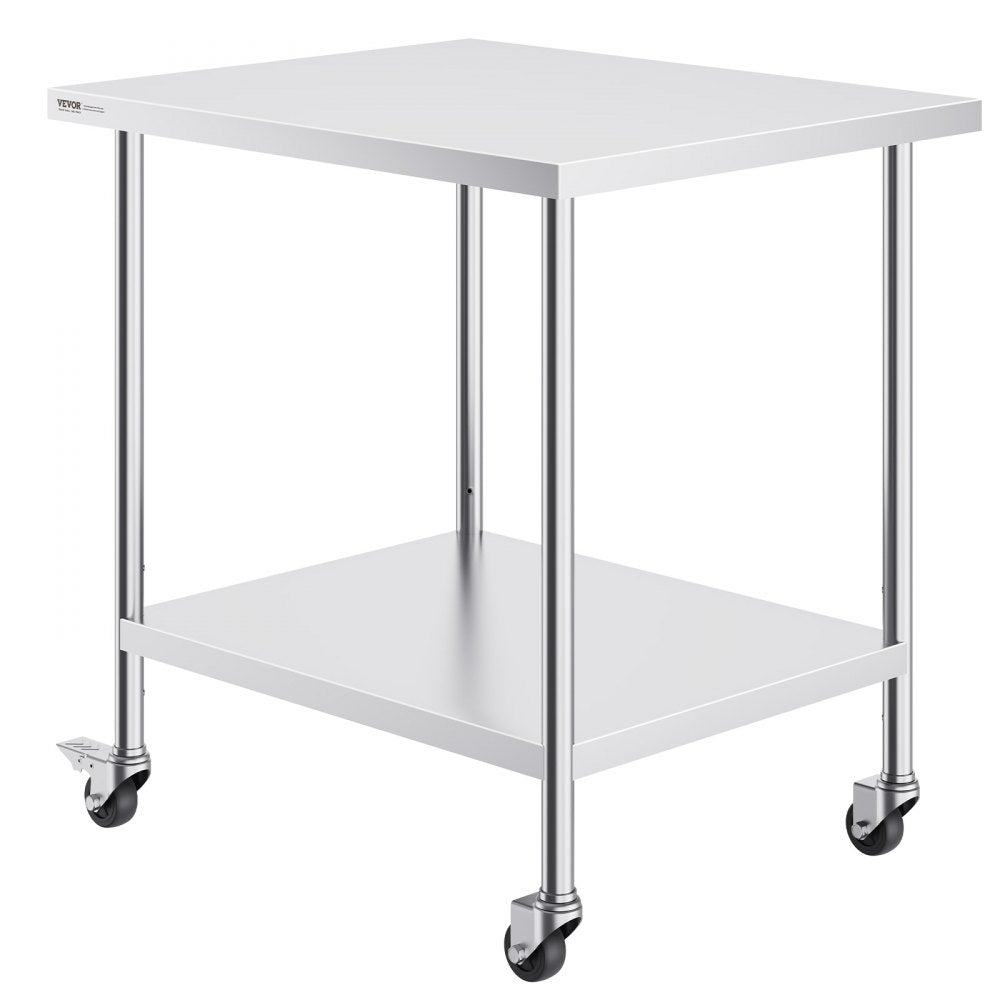 HETG-30*36 - Durable 30x36 Stainless Steel Work Table with Adjustable Height
