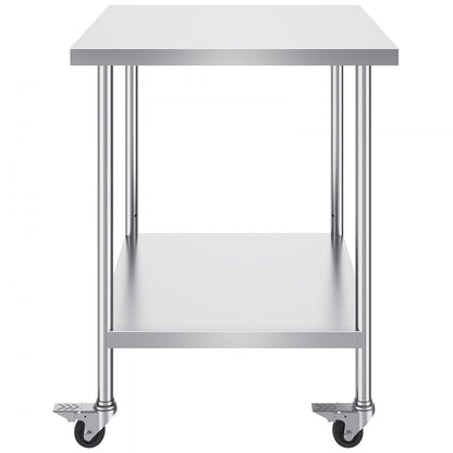 GZT760*455J - 30x18 Stainless Steel Work Table for Commercial Kitchens