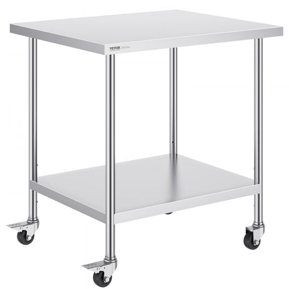 GZT760*455J - 30x18 Stainless Steel Work Table for Commercial Kitchens