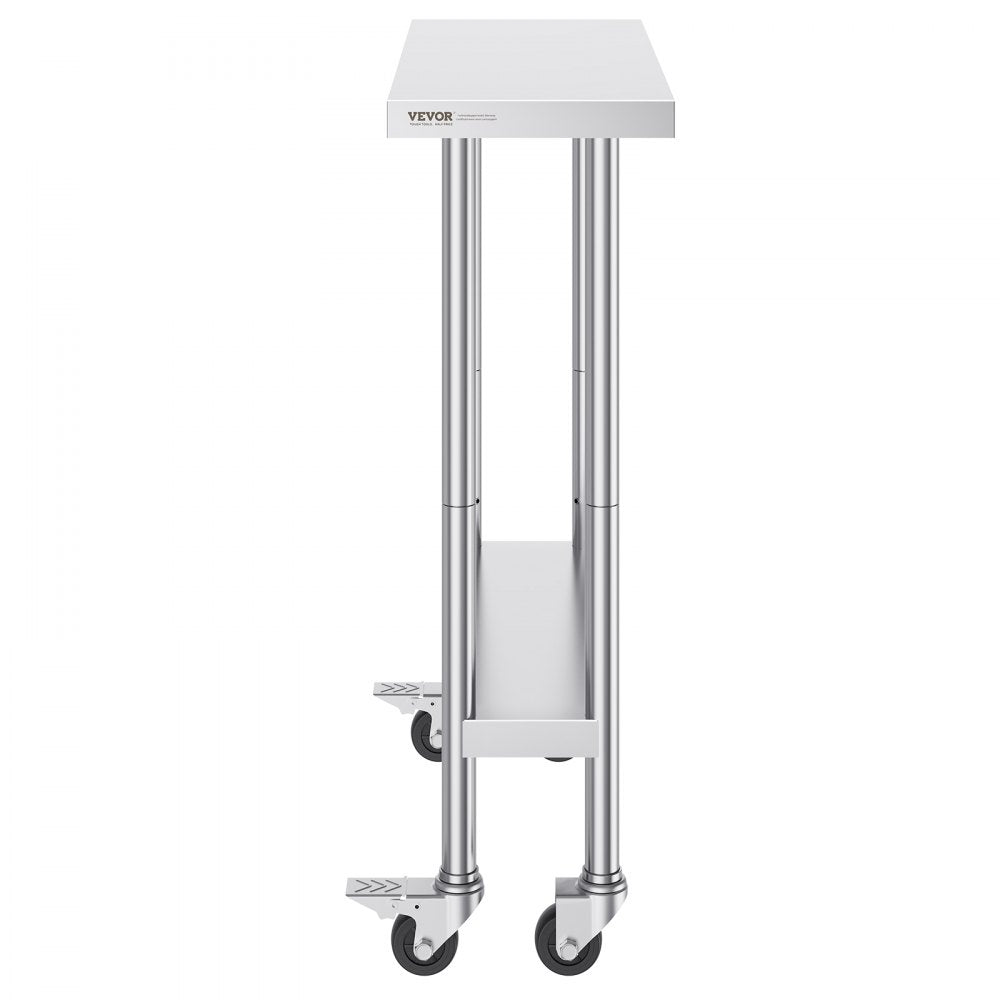 HETG-30*12 - 30x12 Inch Adjustable Stainless Steel Kitchen Work Table