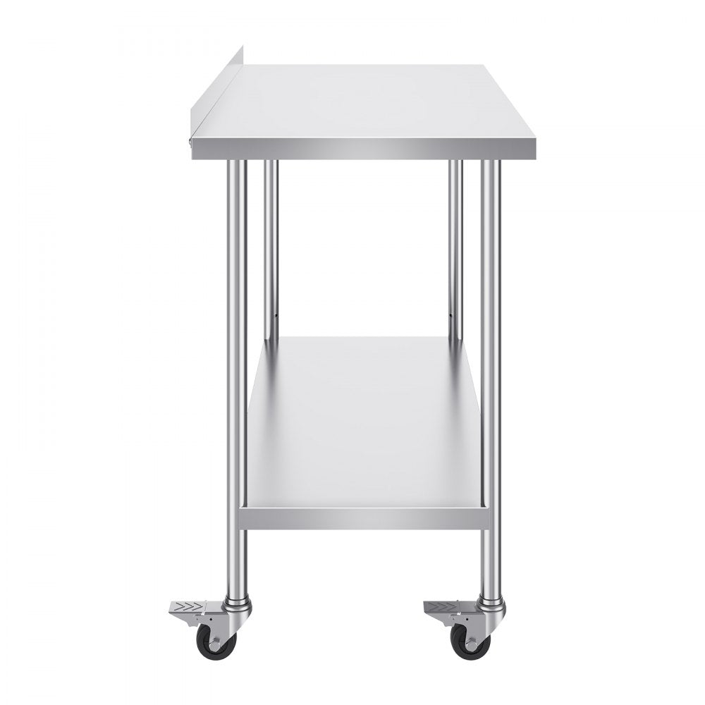 HETG-24*48-L - 24x48 Inch Stainless Steel Work Table, Adjustable Height