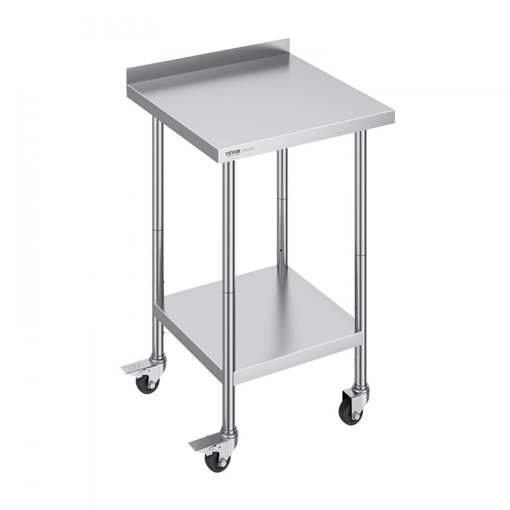 HETG-24*24-L - 24" Stainless Steel Work Table for Food Prep & Storage