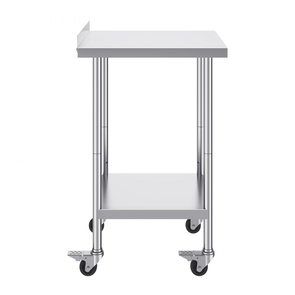 HETG-24*24-L - 24" Stainless Steel Work Table for Food Prep & Storage