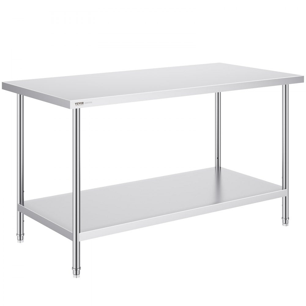 HET-30*60 - Durable 30" x 60" Stainless Steel Prep Table for Versatile Use