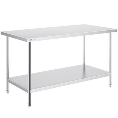 HET-30*60 - Durable 30" x 60" Stainless Steel Prep Table for Versatile Use