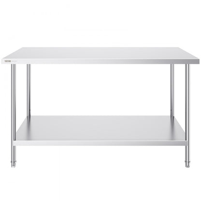 HET-30*60 - Durable 30" x 60" Stainless Steel Prep Table for Versatile Use