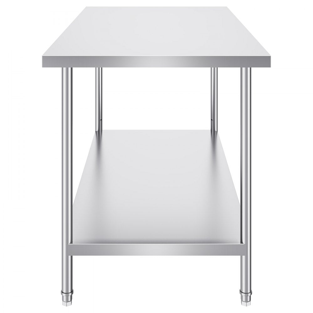 HET-30*60 - Durable 30" x 60" Stainless Steel Prep Table for Versatile Use