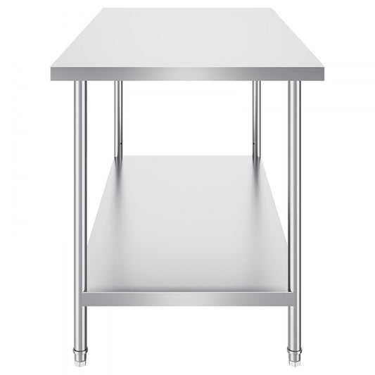 HET-30*60 - Durable 30" x 60" Stainless Steel Prep Table for Versatile Use