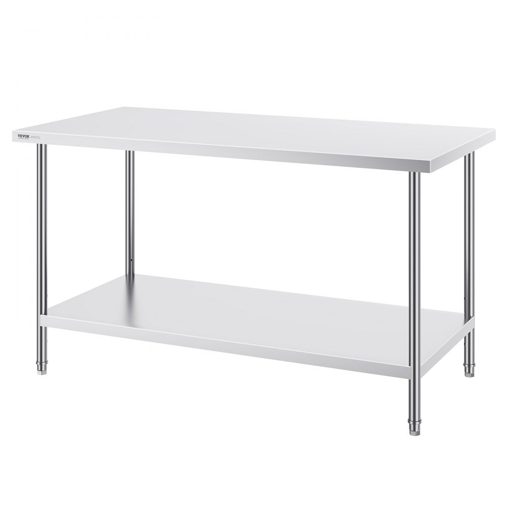 HET-30*60 - Durable 30" x 60" Stainless Steel Prep Table for Versatile Use