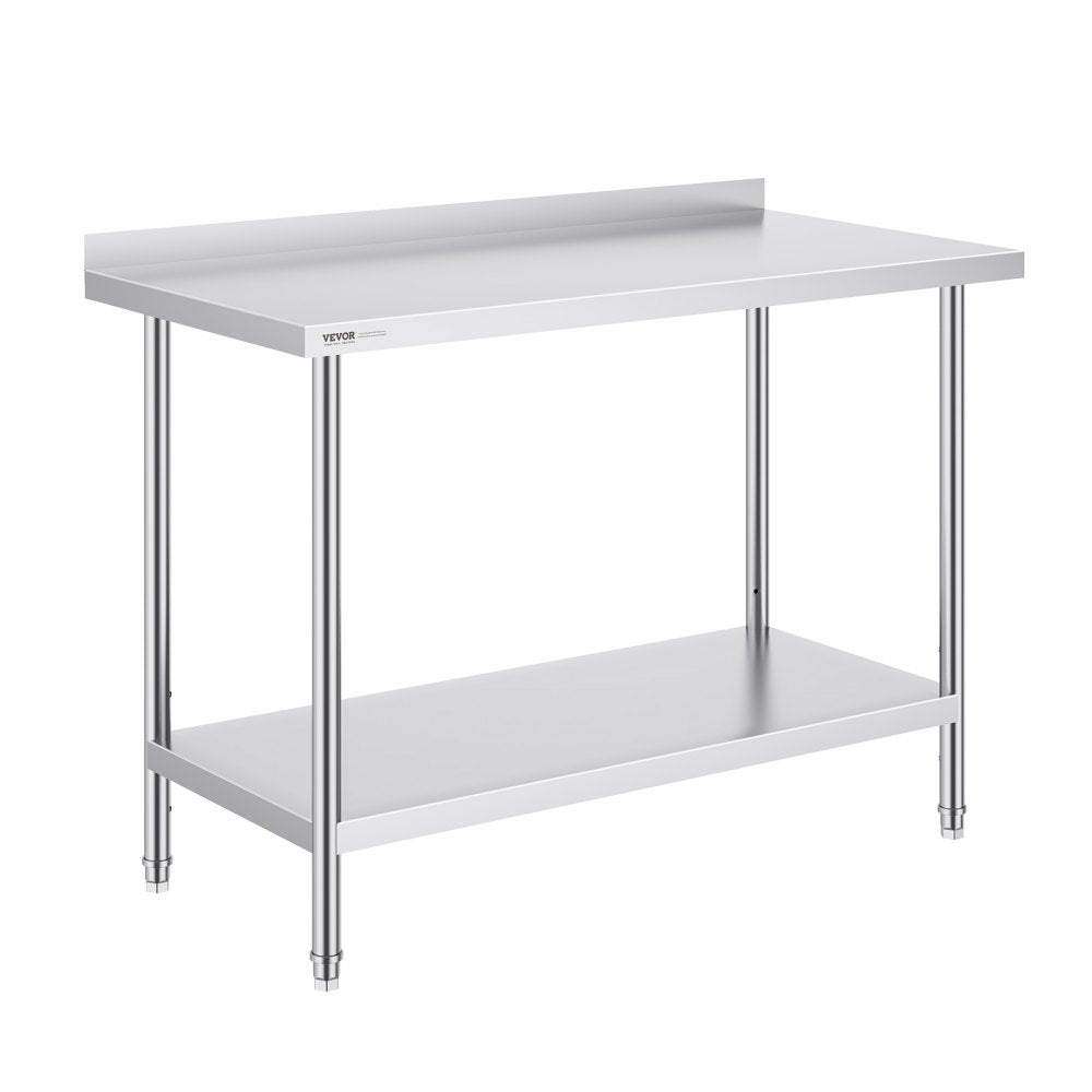 HET-24*48-L - 24x48" Stainless Steel Work Table with Adjustable Height