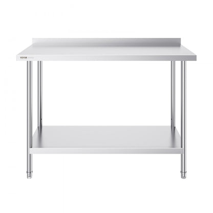 HET-24*48-L - 24x48" Stainless Steel Work Table with Adjustable Height