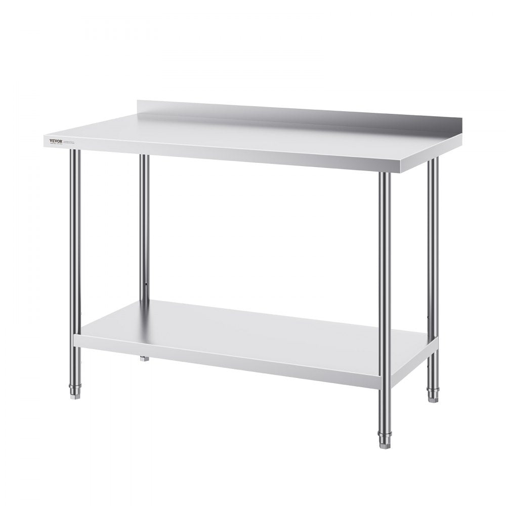 HET-24*48-L - 24x48" Stainless Steel Work Table with Adjustable Height