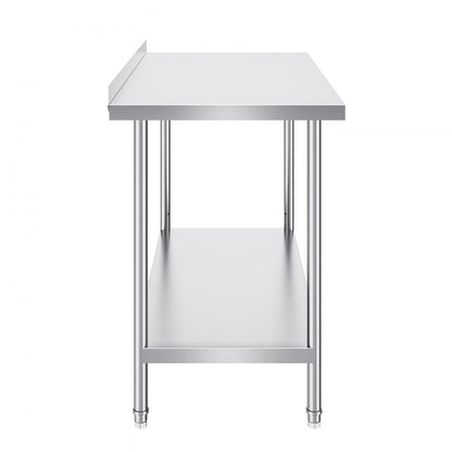 HET-24*48-L - 24x48" Stainless Steel Work Table with Adjustable Height
