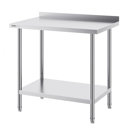 HET-24*36-L - Durable 24"x36" Stainless Steel Work Table for Versatile Use
