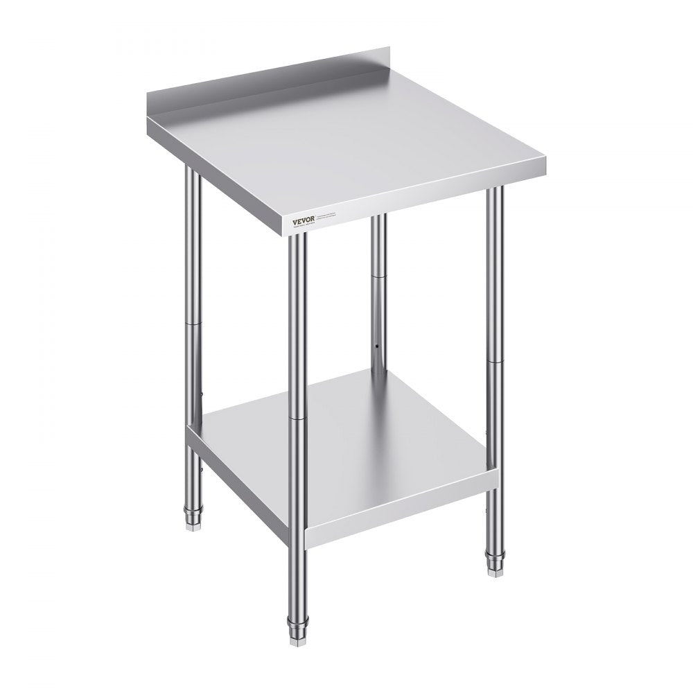 GZT610*610TH - Adjustable 24" Stainless Steel Work Table for Heavy-Duty Use
