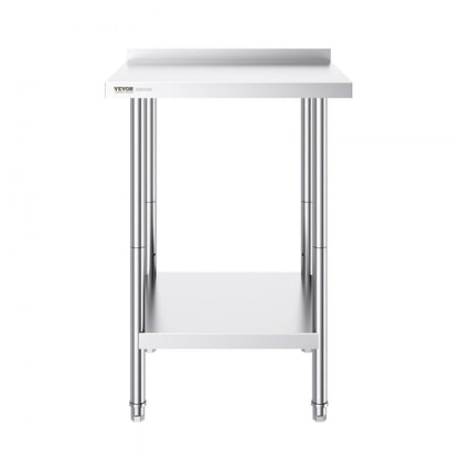 GZT610*610TH - Adjustable 24" Stainless Steel Work Table for Heavy-Duty Use