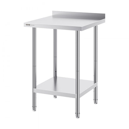 GZT610*610TH - Adjustable 24" Stainless Steel Work Table for Heavy-Duty Use