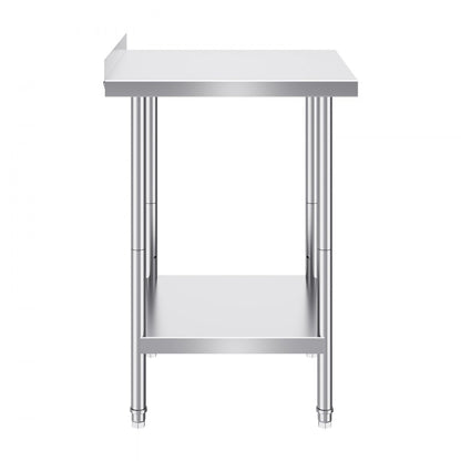 GZT610*610TH - Adjustable 24" Stainless Steel Work Table for Heavy-Duty Use