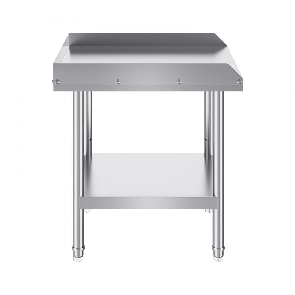 HET-24*24-3L - 24" Stainless Steel Work Table with Adjustable Height and Shelf