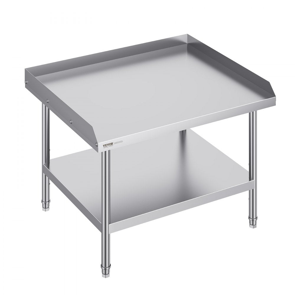 SKT910*760T - Commercial 30"x36" Stainless Steel Work Table with Backsplash