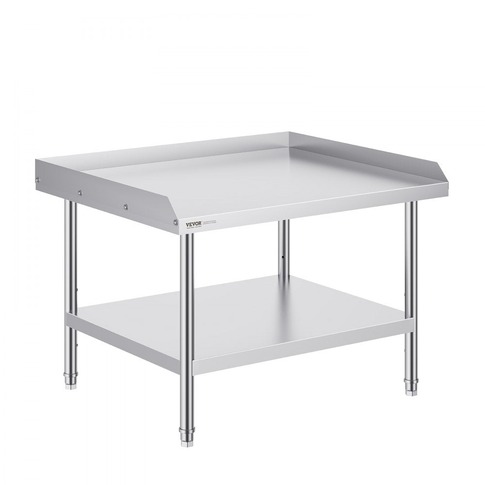 SKT910*760T - Commercial 30"x36" Stainless Steel Work Table with Backsplash