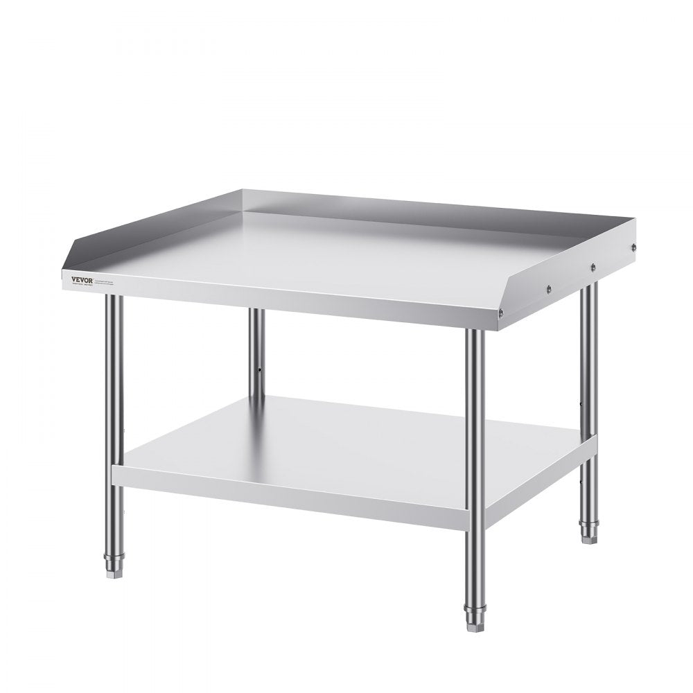 SKT910*760T - Commercial 30"x36" Stainless Steel Work Table with Backsplash