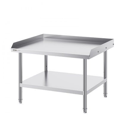 SKT910*760T - Commercial 30"x36" Stainless Steel Work Table with Backsplash