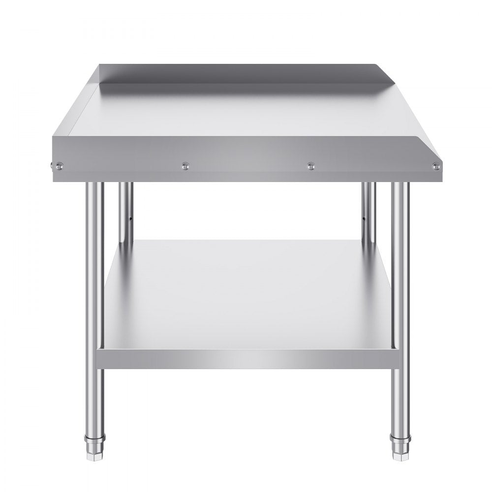 SKT910*760T - Commercial 30"x36" Stainless Steel Work Table with Backsplash