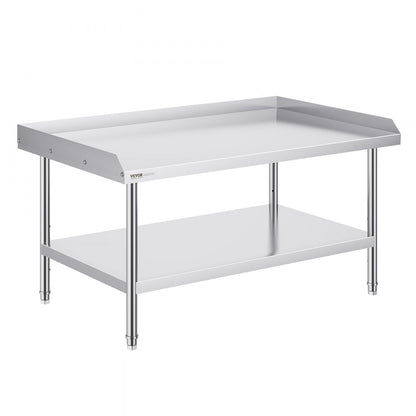 SKT1220*760T - 30"x48" VEVOR Stainless Steel Prep Table with Adjustable Height