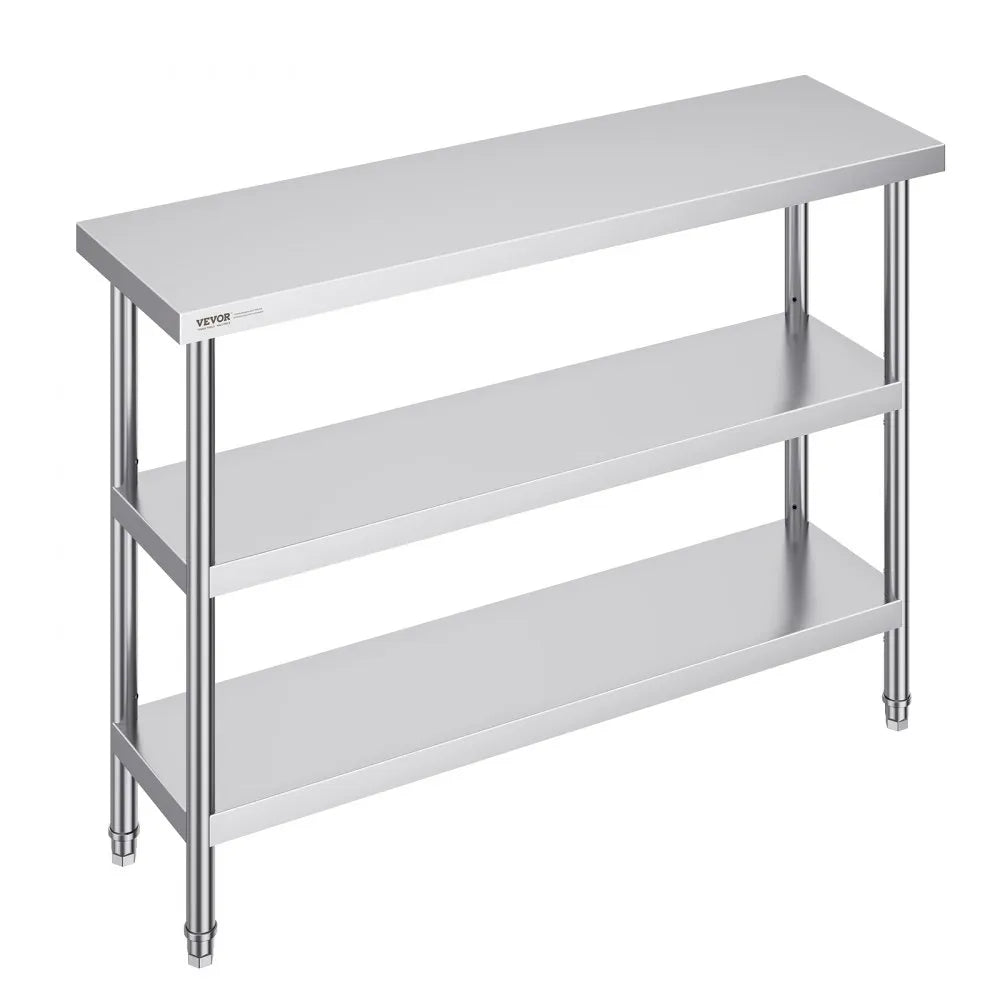 SCGZT1220*355T - 48"x34" Stainless Steel Work Table for Kitchens