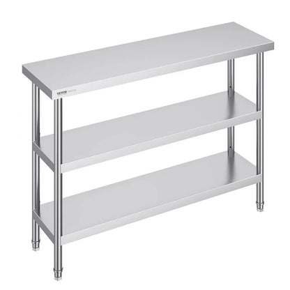 SCGZT1220*355T - 48"x34" Stainless Steel Work Table for Kitchens