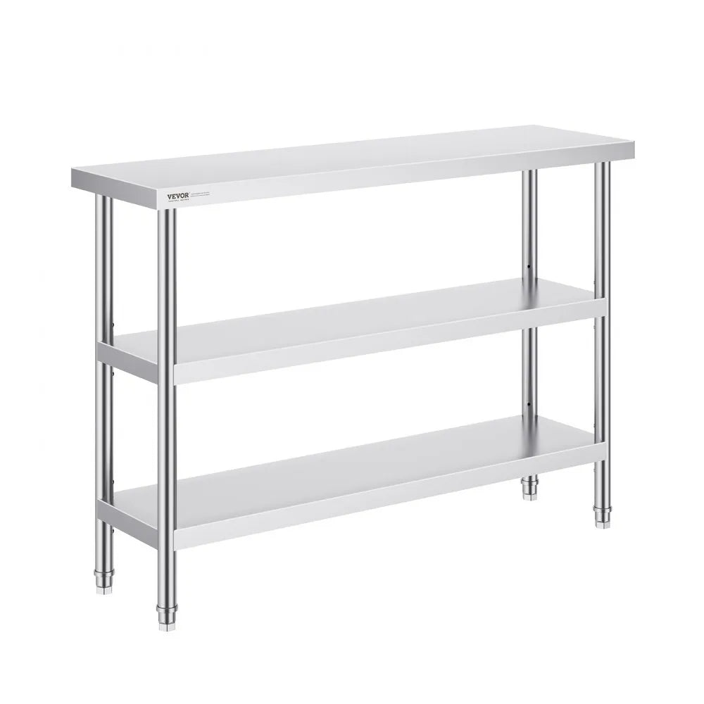 SCGZT1220*355T - 48"x34" Stainless Steel Work Table for Kitchens