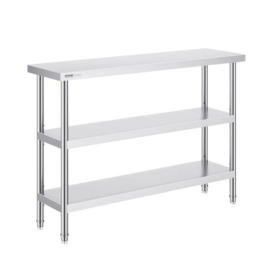 SCGZT1220*355T - 48"x34" Stainless Steel Work Table for Kitchens