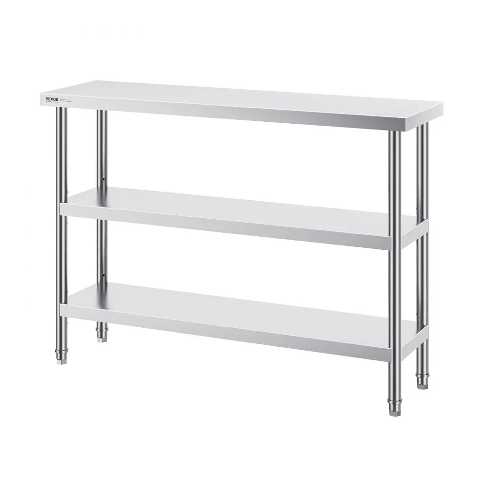 SCGZT1220*355T - 48"x34" Stainless Steel Work Table for Kitchens