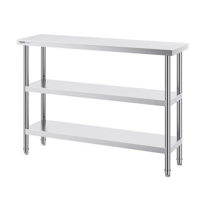 SCGZT1220*355T - 48"x34" Stainless Steel Work Table for Kitchens