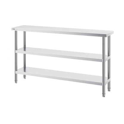 SCGZT1520*355T - 14x60x34 Inch VEVOR Stainless Steel Food Prep Table