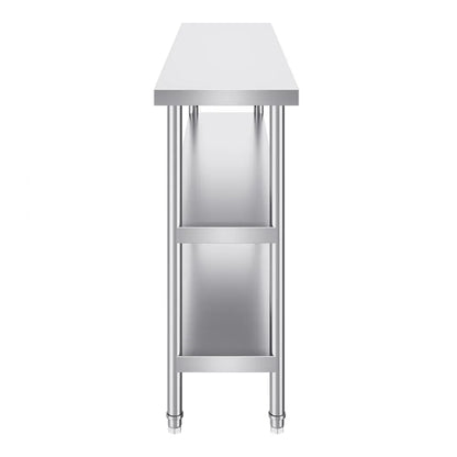 SCGZT1520*355T - 14x60x34 Inch VEVOR Stainless Steel Food Prep Table