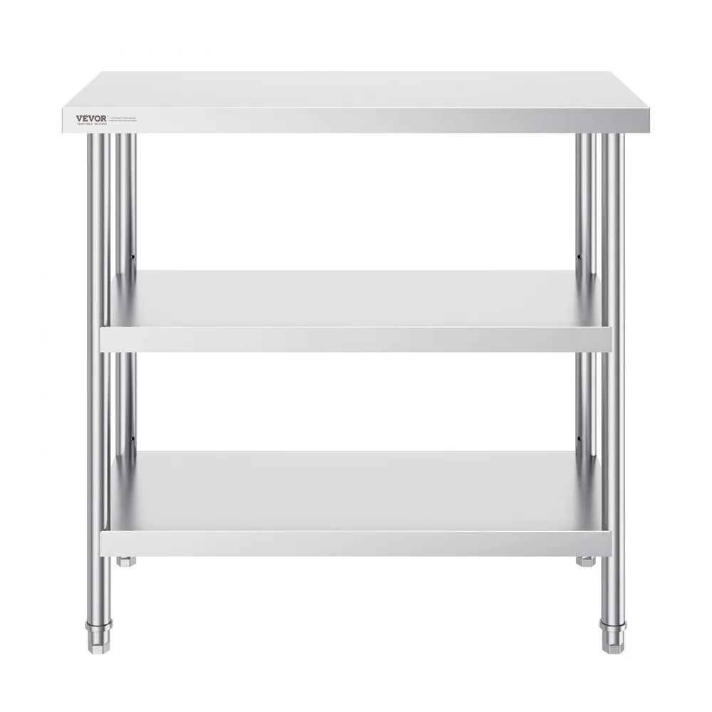 SCGZT910*455T - 34in Stainless Steel Prep Table for Kitchens & BBQs