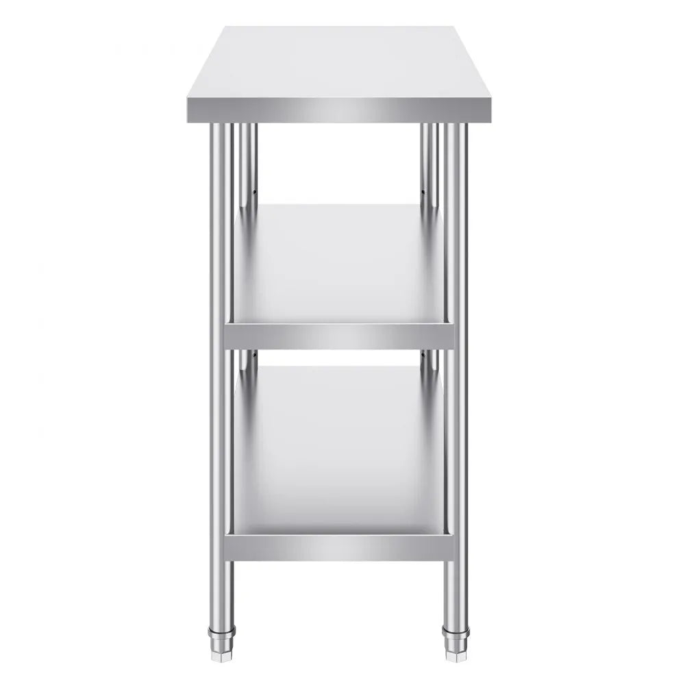 SCGZT910*455T - 34in Stainless Steel Prep Table for Kitchens & BBQs