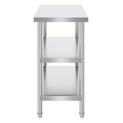 SCGZT910*455T - 34in Stainless Steel Prep Table for Kitchens & BBQs