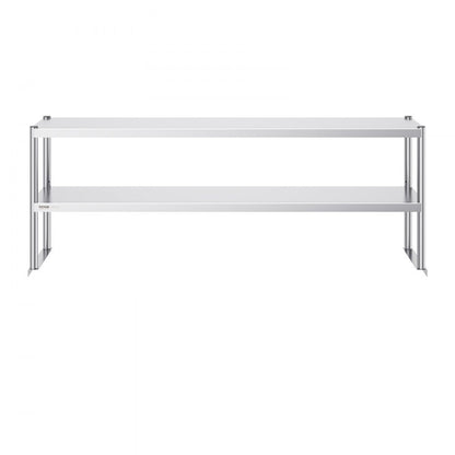 LJ1830*300 - Adjustable Double-Tier Stainless Steel Overshelf for Maximum Kitchen Storage