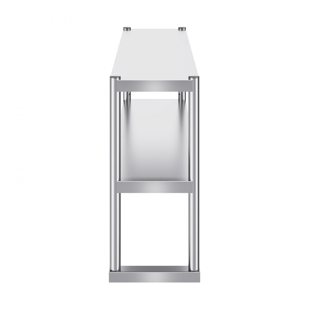 LJ1220*300 - Adjustable Double-Tier Stainless Steel Shelf for Kitchen & Workshop