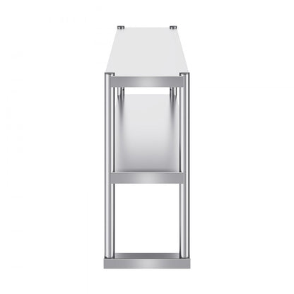 LJ1220*300 - Adjustable Double-Tier Stainless Steel Shelf for Kitchen & Workshop