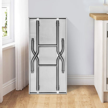 ZDGZT122*61 - 48"x24" Stainless Steel Folding Worktable, 661lbs Capacity