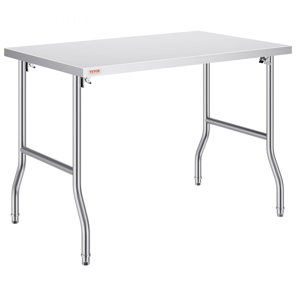 ZDGZT122*76*85 - Heavy-Duty 48x30 Inch Stainless Steel Folding Prep Table